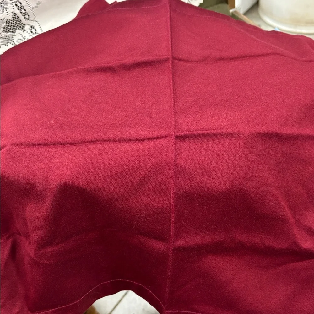Crate&Barrel Burgundy Napkins